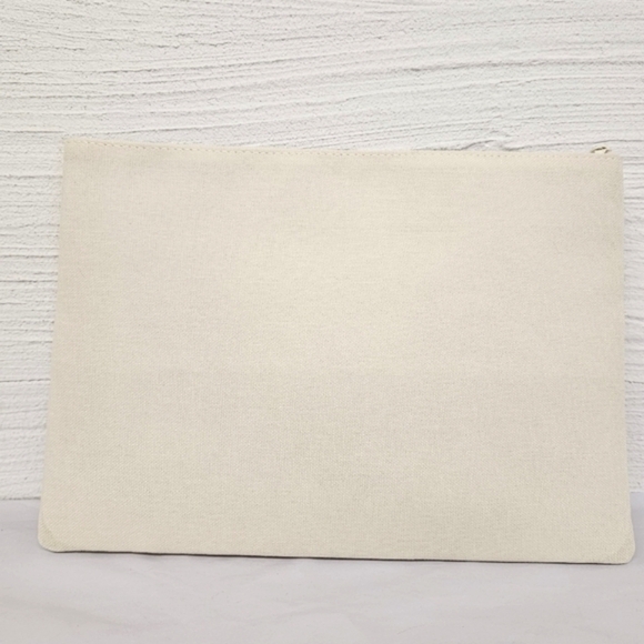 Christian Dior Trousse Zippered Pouch in Floral and Cream Canvas with Box NWT - Picture 9 of 10